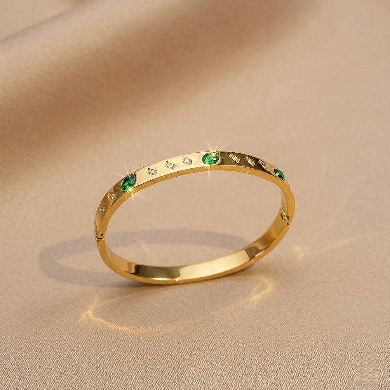 Green Emerald Bracelet