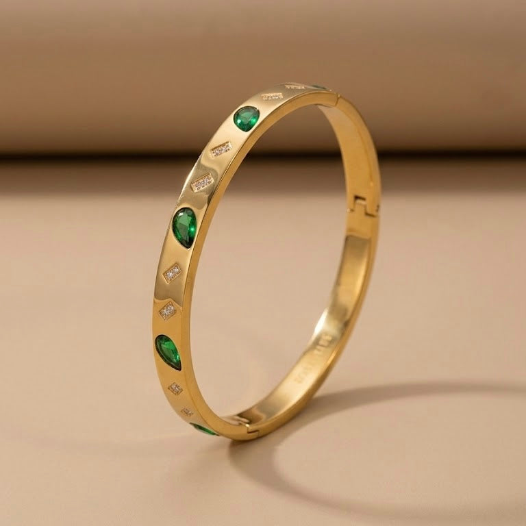 Green Emerald Bracelet