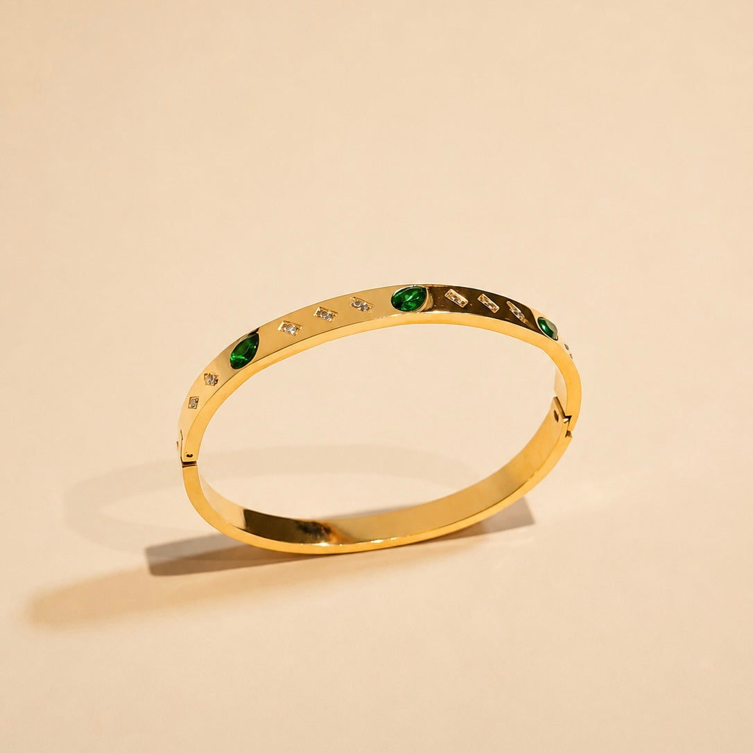 Green Emerald Bracelet
