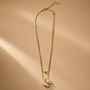 Two Layer Bow Chain Pendant — detail