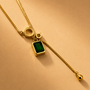 Diamond Classic Chain Pendant – Gold view 3