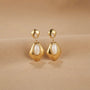 Gemstone Stylish Earrings – Gold view 6