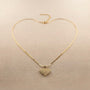 Heart Fancy Chain Pendant – Gold – Gold view 14