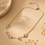 Pearl Chain Pendant — detail