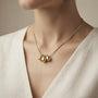 Water Drop Styles Chain Pendant – Gold view 7