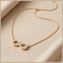 Infinity Chain Pendant – Gold view 6