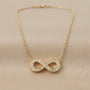 Infinity Chain Pendant – Gold view 3