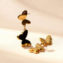 Butterfly Stylish Earrings – Gold view 8