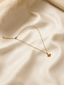 Flower Chain Pendant – Petite – Gold view 1