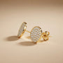 Stud Earrings – Gold view 2