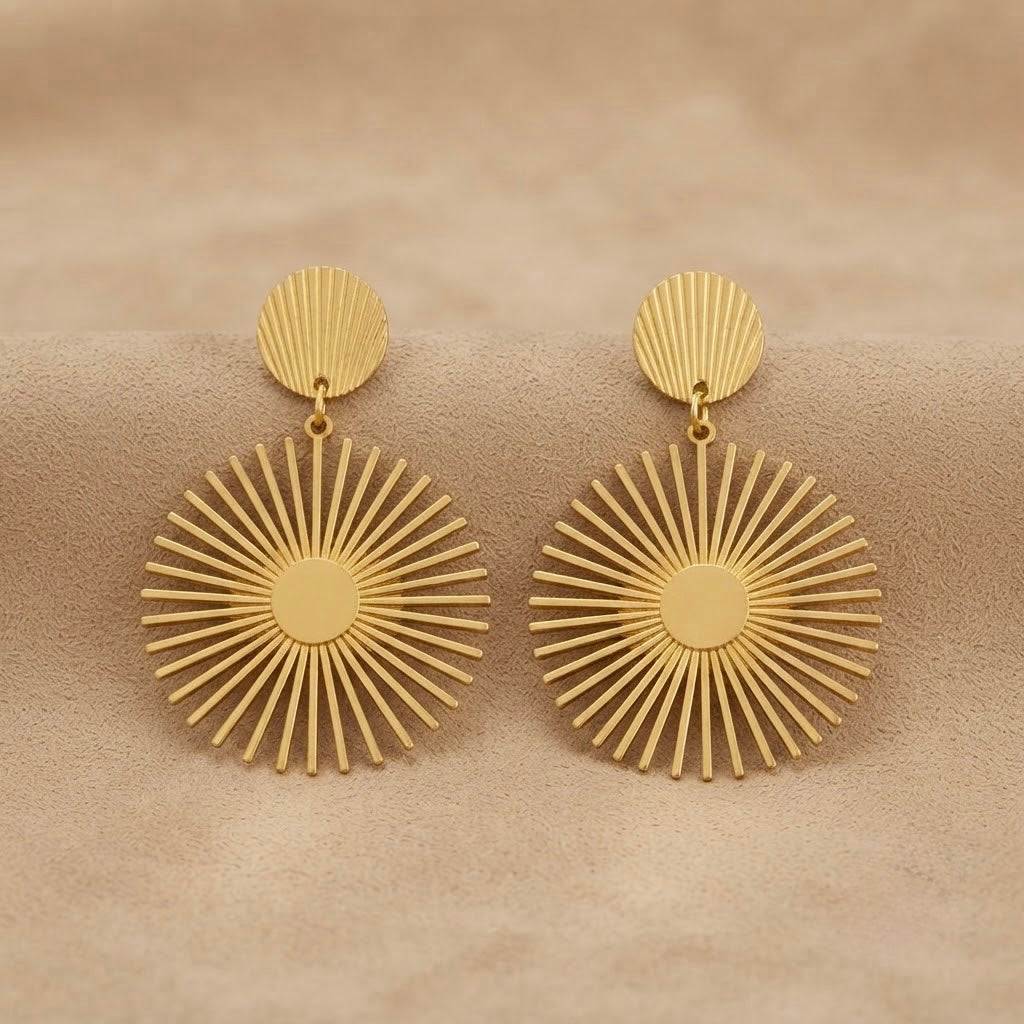 Stylish Earrings – Gold view 5
