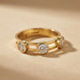 Diamond Fancy Finger Rings – Gold view 3