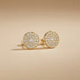 Stud Earrings – Gold view 4