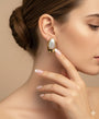 Pearl Fancy Earrings – Gold view 1