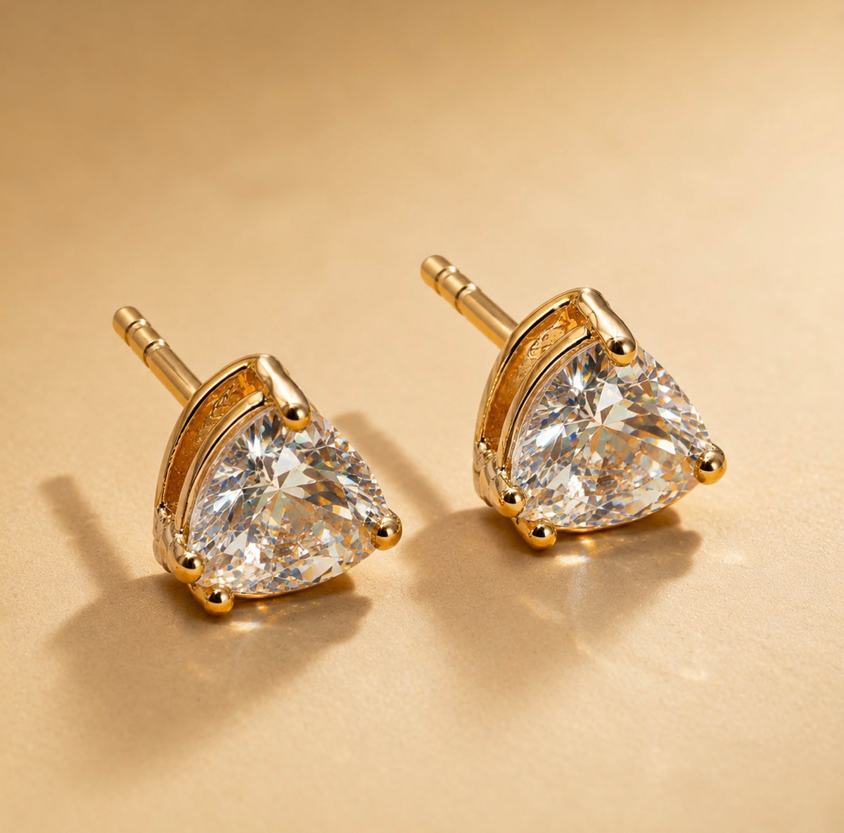 Simply Stud Earrings – Rose Gold view 4