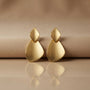 Fancy Long Earrings – Gold & Silver Mix view 5
