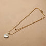 Classic Two Layer Chain Pendant – Gold view 6