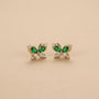 Butterfly Earrings – Gold view 3