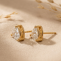 Stud Earrings – Gold view 7
