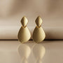 Fancy Long Earrings – Gold & Silver Mix view 7