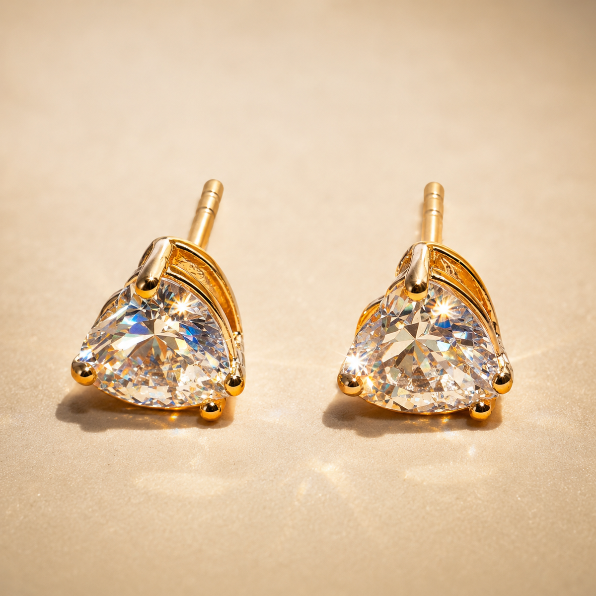 Simply Stud Earrings – Rose Gold view 3