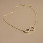 Infinity Chain Pendant – Gold view 4