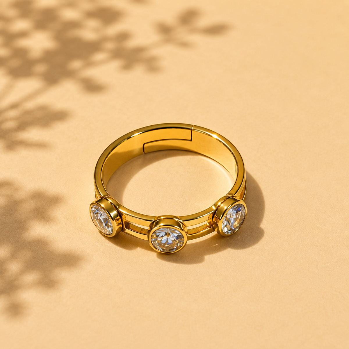 Diamond Fancy Finger Rings – Gold view 6