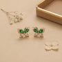 Butterfly Earrings – Gold view 2