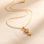 Rose Classic Chain Pendant – Gold + Pink view 6