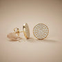 Stud Earrings – Gold view 1