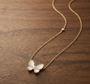 Butterfly Lovely Chain Pendant — detail