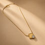 Star Classic Chain Pendant – Rose Gold view 4