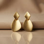 Fancy Long Earrings – Gold & Silver Mix view 6
