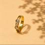 Diamond Fancy Finger Rings – Gold view 7