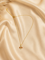 Flower Chain Pendant – Petite – Gold view 2