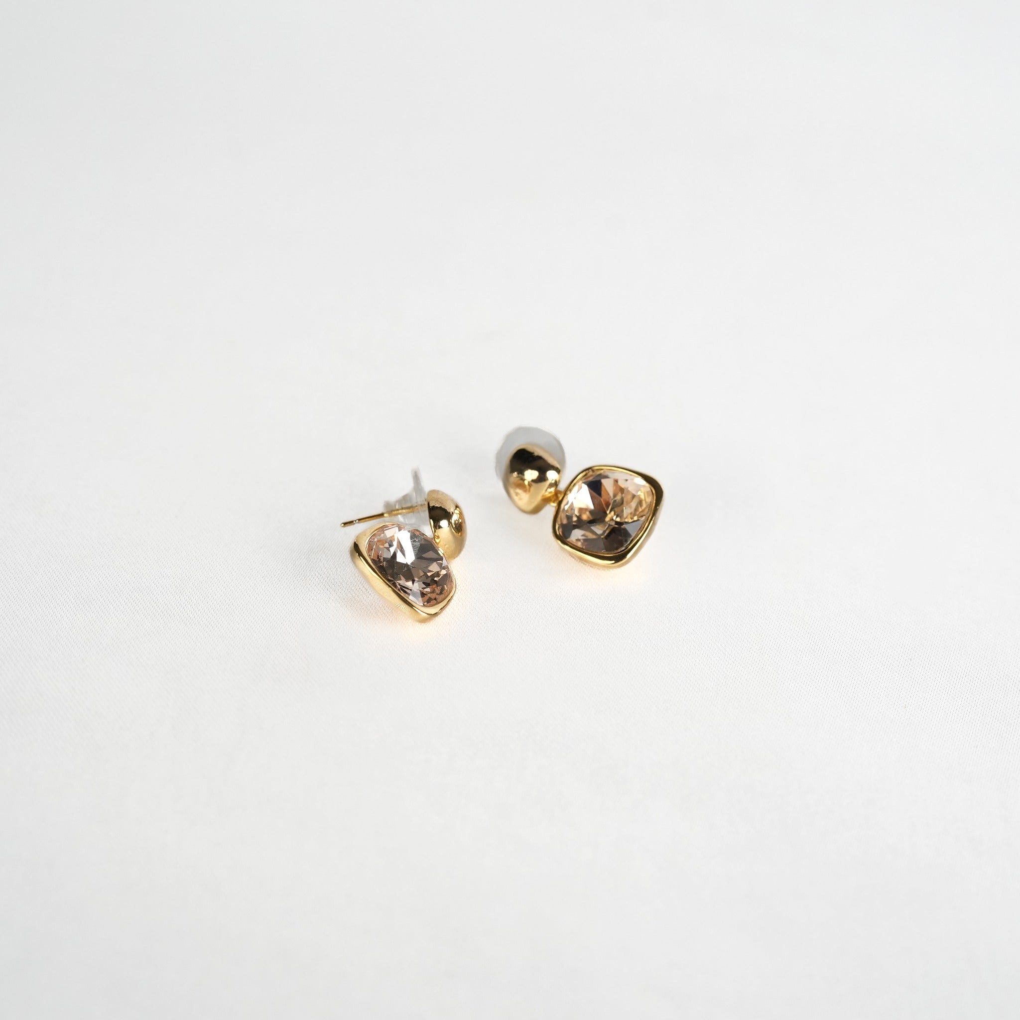 Elegant Diamond Stud Earrings