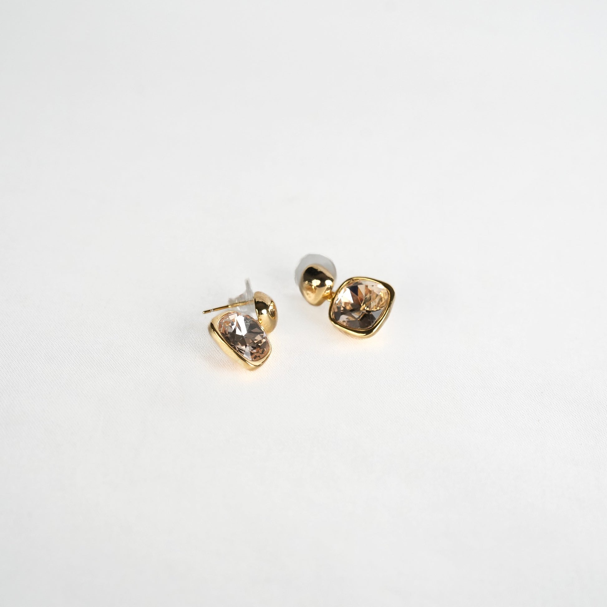 Elegant Diamond Stud Earrings
