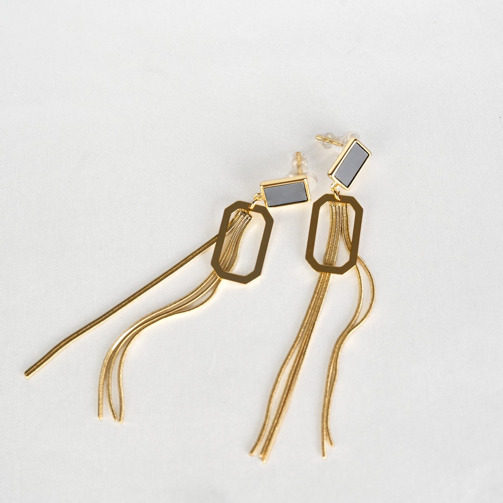 Long Tassel Dangle Drop Earrings