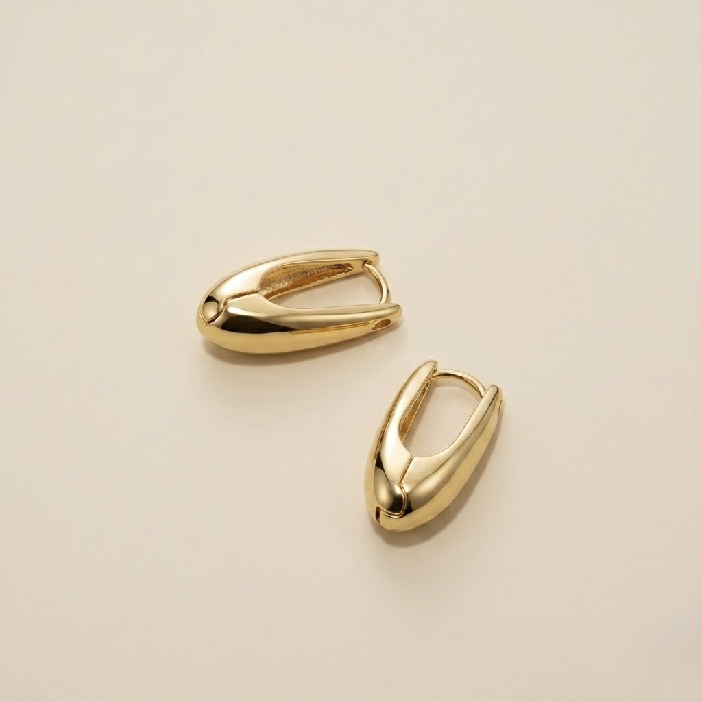 Tapered Hoop Earrings