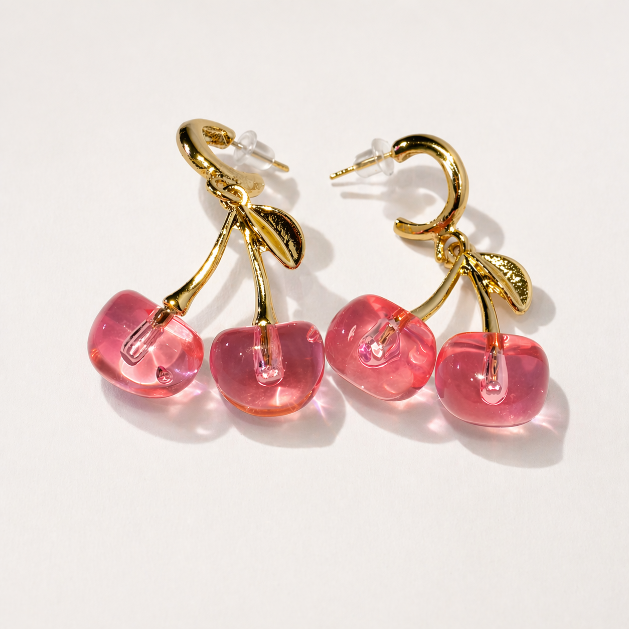 Cherry Pop Stud Earrings