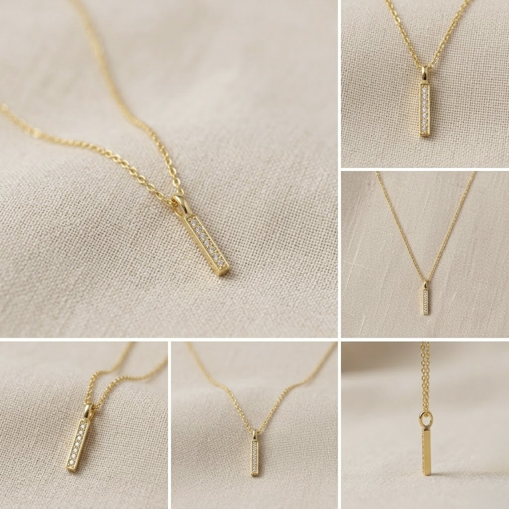 Rhinestone Radiance Silver Necklace