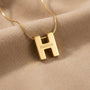 Fancy H Chain Pendant detail view 6