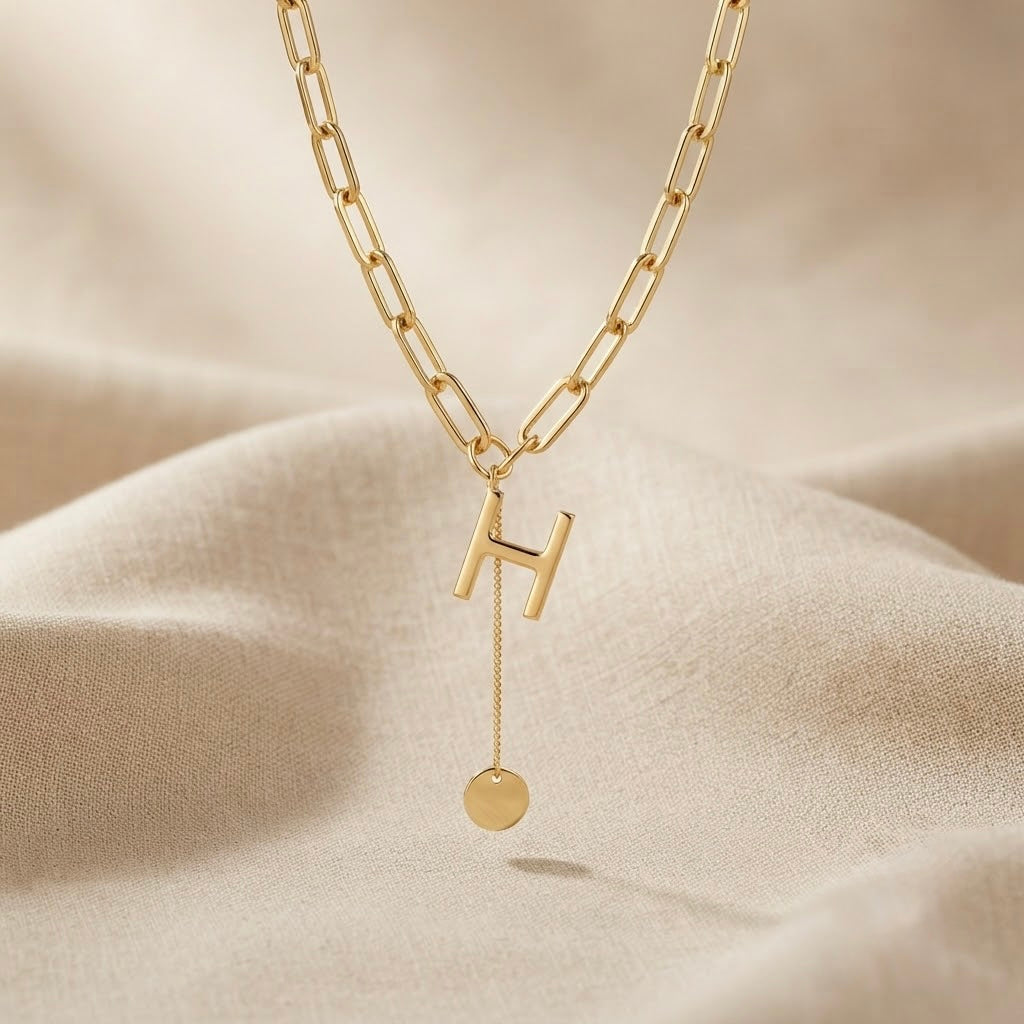 H Stylish Chain Pendant detail view 2