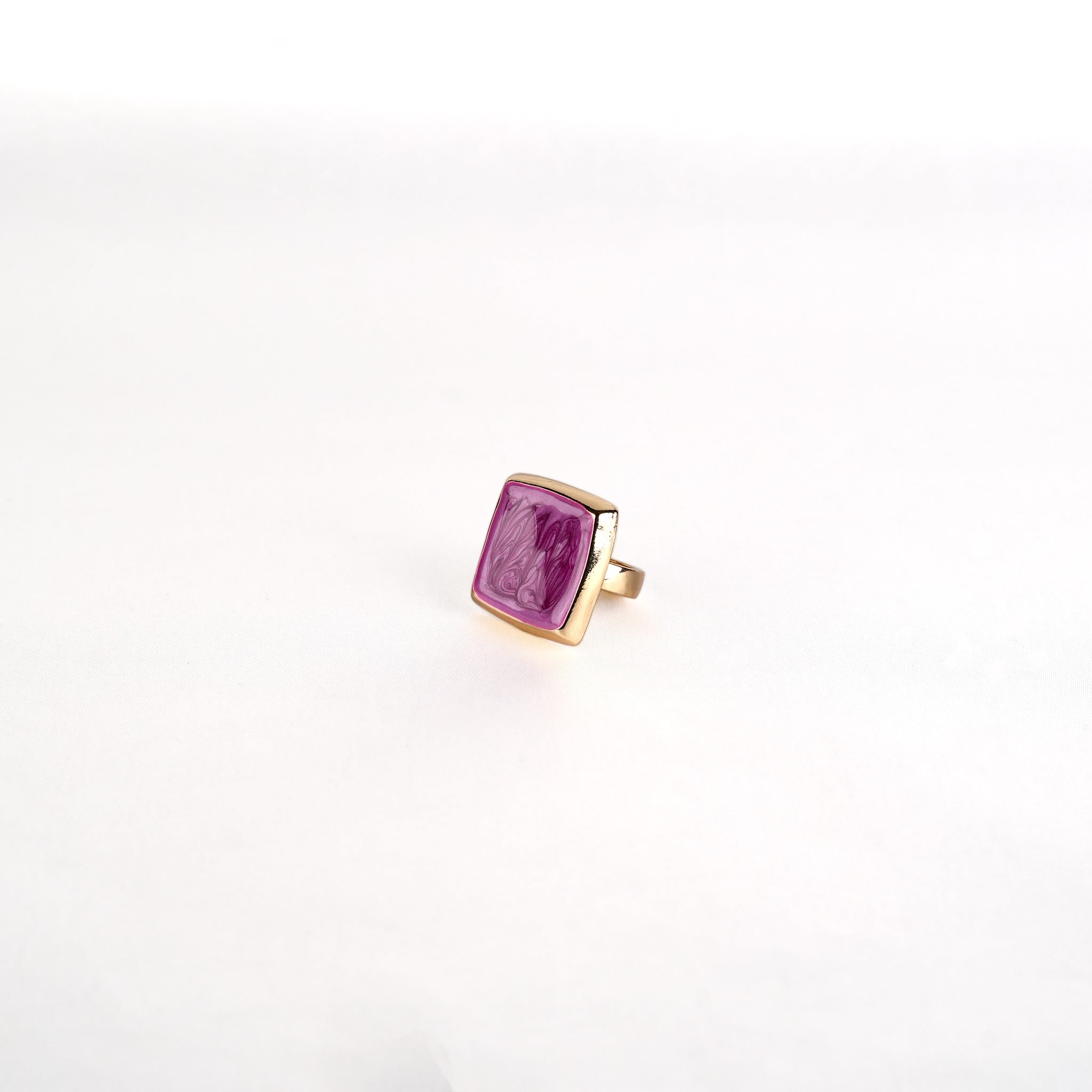 Amethyst Drip Ring Set